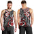 Aotearoa Maori Moko Art with Taniko Half Style Men Tank Top