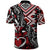 Aotearoa Maori Moko Art with Taniko Half Style Polo Shirt