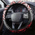 Aotearoa Maori Moko Art with Taniko Half Style Steering Wheel Cover