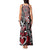 Aotearoa Maori Moko Art with Taniko Half Style Tank Maxi Dress