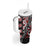 Aotearoa Maori Moko Art with Taniko Half Style Tumbler With Handle