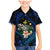 Hawaii Turtle Plumeria Flower Fanciful Family Matching Mermaid Dress and Hawaiian Shirt