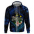 Hawaii Turtle Plumeria Flower Fanciful Hoodie