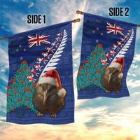New Zealand Christmas Garden Flag Kiwi Bird Santa and Silver Fern Funny Haka Dance