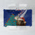 New Zealand Christmas Tablecloth Kiwi Bird Santa and Silver Fern Funny Haka Dance
