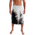 Hawaii Grayscale Hibiscus Flowers Lavalava Polynesian Pattern With Half Black White Version