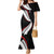 New Zealand Rugby Custom Family Matching Mermaid Dress and Hawaiian Shirt Sporty Silver Fern Shape with Maori Tattoos - Polynesian Pride