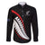 New Zealand Rugby Custom Family Matching Tank Maxi Dress and Hawaiian Shirt Sporty Silver Fern Shape with Maori Tattoos - Polynesian Pride