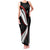 New Zealand Rugby Custom Family Matching Tank Maxi Dress and Hawaiian Shirt Sporty Silver Fern Shape with Maori Tattoos - Polynesian Pride