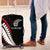 New Zealand Rugby Luggage Cover Sporty Silver Fern Shape with Maori Tattoos - Polynesian Pride