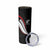 New Zealand Rugby Custom Skinny Tumbler Sporty Silver Fern Shape with Maori Tattoos - Polynesian Pride