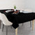 New Zealand Rugby Tablecloth Sporty Silver Fern Shape with Maori Tattoos - Polynesian Pride