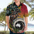 Vanuatu and Australia Together Hawaiian Shirt Kangaroo with Pig Tusk Indigenous Pattern