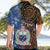 Samoa and Australia Together Hawaiian Shirt Kangaroo and Tribal Hibiscus Aboriginal Pattern