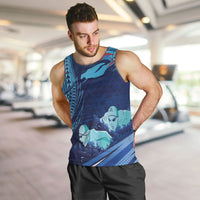 Personalized Hawaii Swimming Men Tank Top Tribal Sporty Style LT03 Multicolor - Polynesian Pride