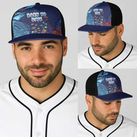 Hawaii Diving Baseball Net Cap Tribal Pattern with Ocean Floor LT03 - Polynesian Pride