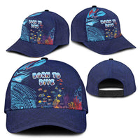 Hawaii Diving Classic Cap Tribal Pattern with Ocean Floor LT03 - Polynesian Pride