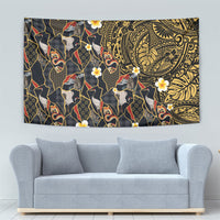 Hawaiian and Japanese Tapestry Polynesian Tattoo with Japanese Culture Kintsugi Style LT03 - Polynesian Pride