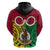 Vanuatu Hoodie Pig Tusk Mix Maori Pattern and Namele Leaf LT03 - Polynesian Pride