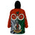 Vanuatu Penama Province Wearable Blanket Hoodie Pig Tusk Mix Maori Pattern and Namele Leaf LT03 - Polynesian Pride