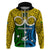 Vanuatu Malampa Province Hoodie Pig Tusk Mix Maori Pattern and Namele Leaf LT03 - Polynesian Pride