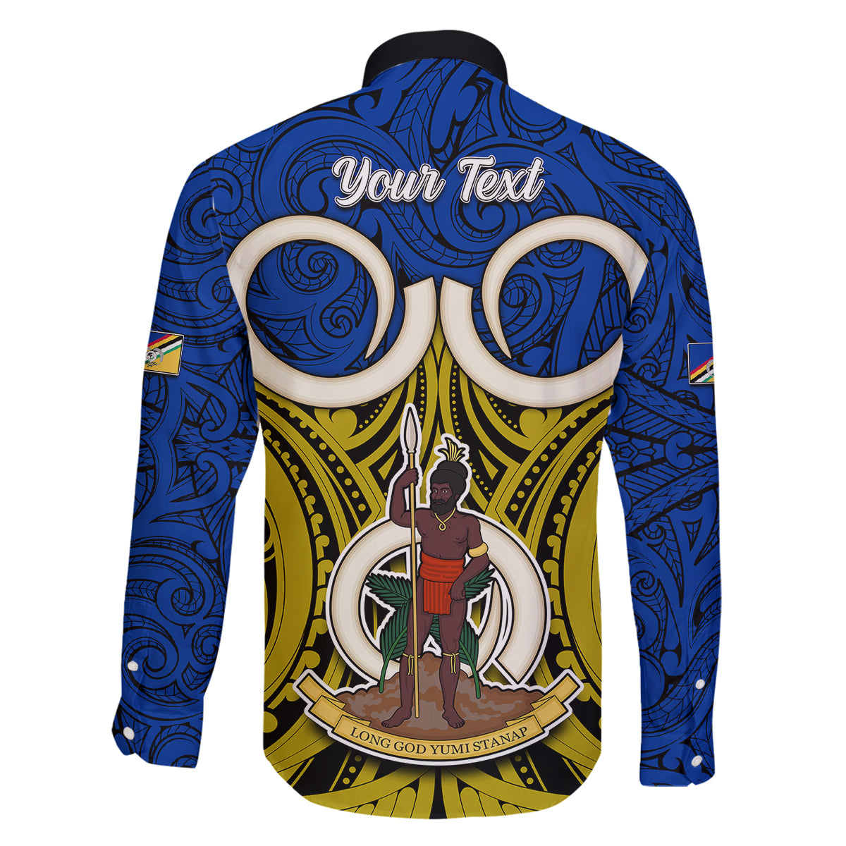 Personalised Vanuatu Torba Province Family Matching Mermaid Dress and Hawaiian Shirt Pig Tusk Mix Maori Pattern and Namele Leaf LT03 - Polynesian Pride