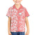 Custom Hawaii Kauai Island Family Matching Off Shoulder Short Dress and Hawaiian Shirt Hibiscus Pattern Seamless Tribal Simple Pink Pastel LT03 Son's Shirt Pink - Polynesian Pride