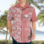 Custom Hawaii Kauai Island Hawaiian Shirt Hibiscus Pattern Seamless Tribal Simple Pink Pastel LT03 - Polynesian Pride