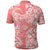 Custom Hawaii Kauai Island Polo Shirt Hibiscus Pattern Seamless Tribal Simple Pink Pastel LT03 - Polynesian Pride