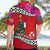 Wallis and Futuna Christmas Hawaiian Shirt Santa Claus Holding Coat of Arms Polynesian Xmas Style LT03 - Polynesian Pride