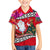 Wallis and Futuna Christmas Hawaiian Shirt Santa Claus Holding Coat of Arms Polynesian Xmas Style LT03 - Polynesian Pride