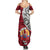 French Polynesia Christmas Summer Maxi Dress Santa Hold Seal with Polynesian Tribal Tattoo LT03 - Polynesian Pride