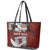 Mate Ma'a Tonga Leather Tote Bag Haʻamonga ʻa Maui and White Dove - Tongan Kupesi Ngatu