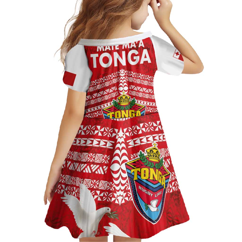 Mate Ma'a Tonga Family Matching Long Sleeve Bodycon Dress and Hawaiian Shirt Double White Dove and Kupesi Ngatu Art Tattoo LT03 - Polynesian Pride