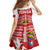 Mate Ma'a Tonga Family Matching Mermaid Dress and Hawaiian Shirt Douple White Dove and Kupesi Ngatu Art Tattoo
