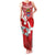 Mate Ma'a Tonga Family Matching Tank Maxi Dress and Hawaiian Shirt Douple White Dove and Kupesi Ngatu Art Tattoo