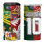 Custom Mate Ma'a Tonga and Australia Kangaroo 4 in 1 Can Cooler Tumbler Nation Seal with Mascot Aboriginal and Tongan Kupesi Ngatu Art