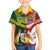 Custom Mate Ma'a Tonga and Australia Kangaroo Family Matching Puletasi and Hawaiian Shirt Nation Seal with Mascot Aboriginal and Tongan Kupesi Ngatu Art