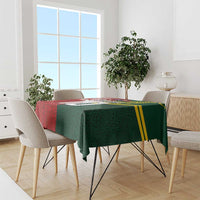 Custom Mate Ma'a Tonga and Australia Kangaroo Tablecloth Nation Seal with Mascot Aboriginal and Tongan Kupesi Ngatu Art