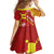 Rotuma Island Family Matching Long Sleeve Bodycon Dress and Hawaiian Shirt Fijian Tapa with Polynesian Art and Hibiscus