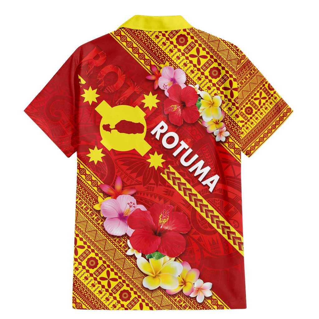 Rotuma Island Family Matching Mermaid Dress and Hawaiian Shirt Fijian Tapa with Polynesian Art and Hibiscus