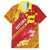 Rotuma Island Hawaiian Shirt Fijian Tapa with Polynesian Art and Hibiscus