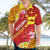 Rotuma Island Hawaiian Shirt Fijian Tapa with Polynesian Art and Hibiscus