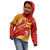 Rotuma Island Kid Hoodie Fijian Tapa with Polynesian Art and Hibiscus