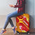 Rotuma Island Luggage Cover Fijian Tapa with Polynesian Art and Hibiscus