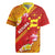 Rotuma Island Rugby Jersey Fijian Tapa with Polynesian Art and Hibiscus