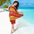 Rotuma Island Sarong Fijian Tapa with Polynesian Art and Hibiscus