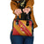 Rotuma Island Shoulder Handbag Fijian Tapa with Polynesian Art and Hibiscus