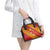 Rotuma Island Shoulder Handbag Fijian Tapa with Polynesian Art and Hibiscus