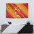 Rotuma Island Tapestry Fijian Tapa with Polynesian Art and Hibiscus